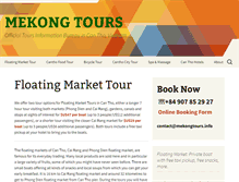 Tablet Screenshot of mekongtours.info